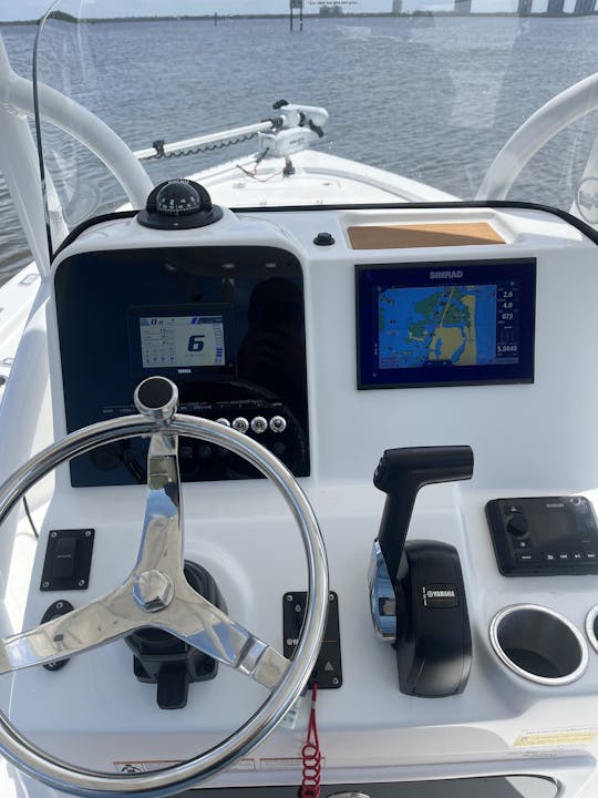 Novo Sea Pro 230 DLX para alugar no norte de Nápoles