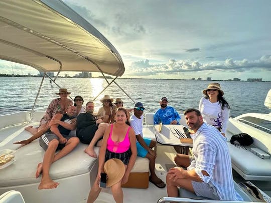 50ft Sunseeker Yacht | Miami Beach | All Included & No hidden Fees