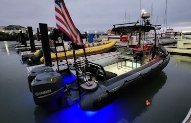 Former US Navy High Speed Zodiac Cruise San Francisco Bay 