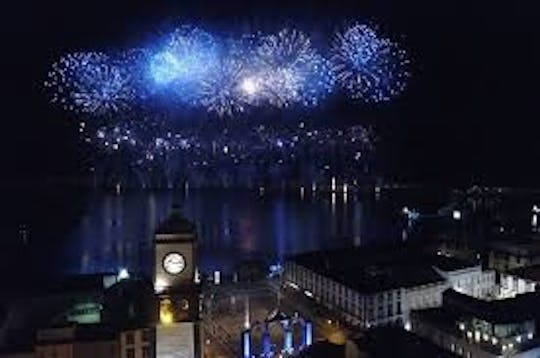 Nochevieja en el río viendo unos asombrosos fuegos artificiales 31/12/24