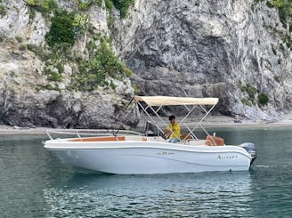 Tour Privato Costiera Amalfitana On 21ft Open Allegra Boat