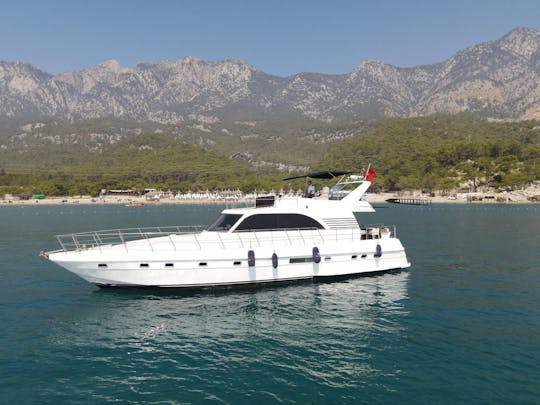 Discover Antalya With 64ft Princess Motor Yacht