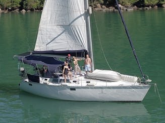 38ft Hunter Sailboat for 7 people with skipper