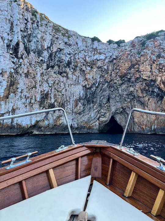 See the Zinzulusa Caves From Castro with this Gozzo Boat!