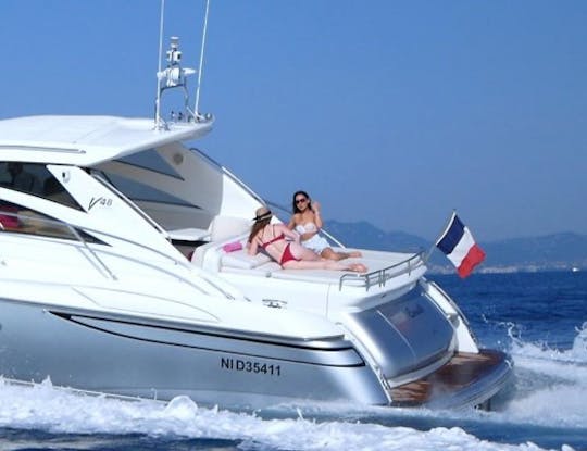 Princess V48 Sport Motor Yacht Rental in Cote d'Azur, France 