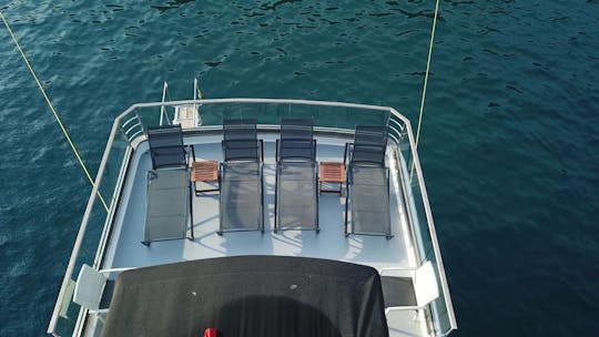 Learn more about our Crewed Charter 85ft Falcon Motor Yacht in Gocek