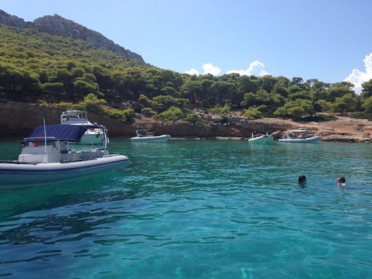 Viaje diario de Atenas a Egina: islas Moni y Poros con Technohull