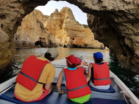 Private Ponta da Piedade Caves Boat Tour in Lagos, Algarve with Local Guide