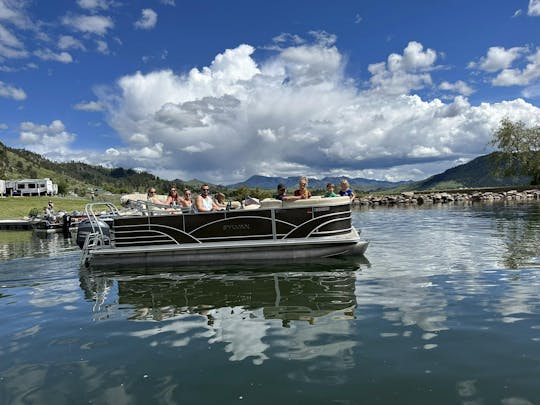 2019 Sylvan Fish&Cruise Pontoon Boat for Rent @Holter Lake Wolf Creek Montana