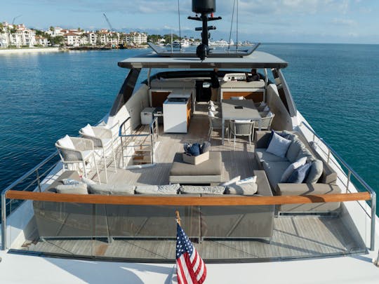 Deal of the Week! 97' San Lorenzo Yacht for Rent in Miami, Florida.
