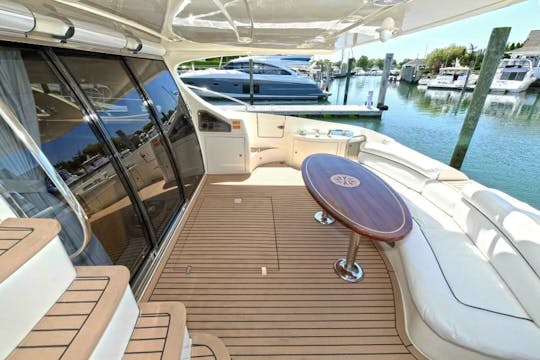 62' Azimut Flybridge Italian Luxury Yacht for Rent (MPY#6) in Chicago, Illinois
