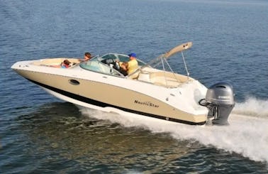 24' Nautic Star Deck Boat perfect for sandbar experience!