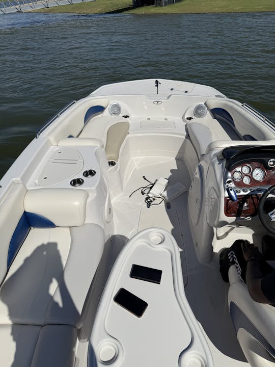 22ft Tahoe Deck Boat | Tubing, Relaxing, Fishing ,Sunset on Lake Lewisville 