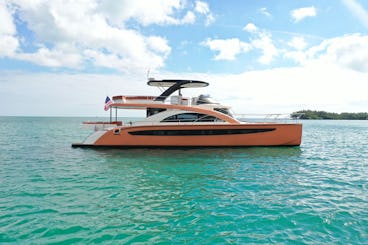 VIP Experience - Spacious 62 VG Power Catamaran in Miami, Florida