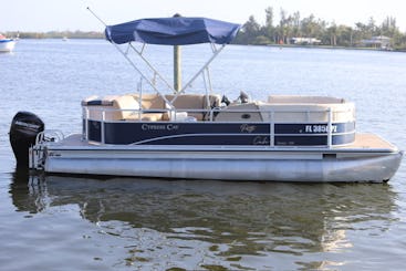 Bateau ponton Cypress Cay de 22 pieds