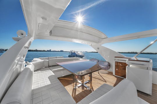 Deal of the Day! 70' Azimut Yacht for Rent in Miami, Florida.
