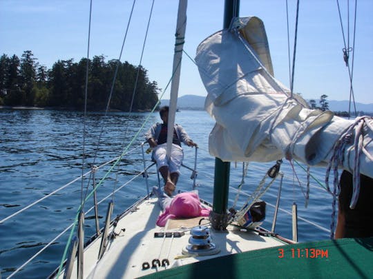 Sailing and Camping in Gulf Islands of British Columbia