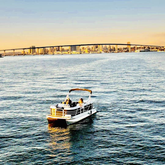 Party/Cruise on a NEW Pontoon in San Diego Bay