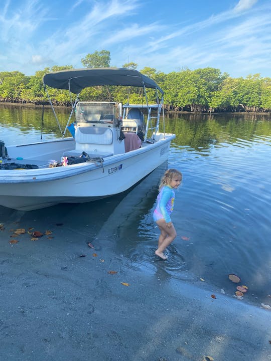 Sand bar charter , getting out onto our local sand bar and relax