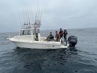 Barco de pesca en agua salada y submarina | ¡Capitán experto local!