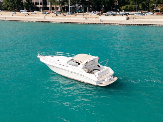 Enjoy Chicago in this 45' Sea Ray Express Cruiser Yacht - Perfect for Parties! 