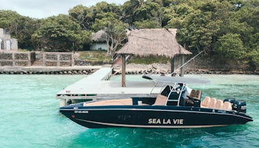 Private Full Day-Luxury Boat Rental-Rosario Islands-𝙎𝙀𝘼 𝙇𝘼 𝙑𝙄𝙀