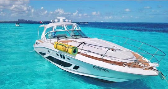 MOTO ACUÁTICA IMPECABLE DE MÁS DE 46 pies (incluida en el alquiler de 4, 6 u 8 horas). SEARAY SUNDANER 46 pies