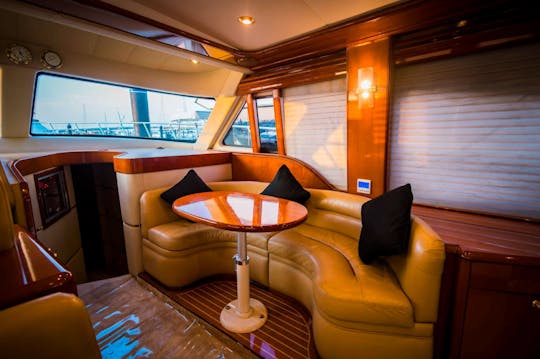 Luxury Azimuth 65ft Yacht Big Sun Deck for 20 Guest in Dubai Marina