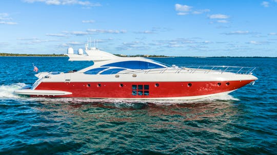 lets cruise Miami in a mega Yacht 90’ For 13 Special People!