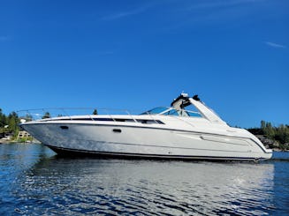 Best Luxury Charter in Kirkland!  Beautiful Avanti 43 foot Euro Style Express.