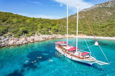 Barco Gulet de luxo de 25 metros em Bodrum