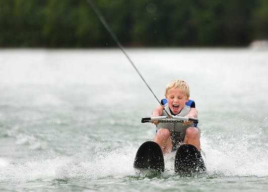 Water Skiing in Mount Lavinia, Sri Lanka