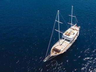 Sail away in style aboard our stunning Gulet, where relaxation meets adventure 