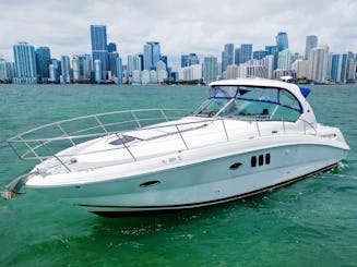 Create Happy Memories in Miami with our 40ft Sundancer Bruschi Yacht