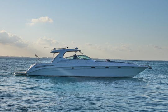 Increíble yate Sea Ray de 55 pies en Cancún, ¡prepárate para El Bandolero!