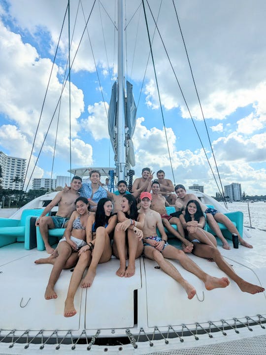 Alquiler de catamarán de 50 pies con juguetes acuáticos - Boca Raton, FL