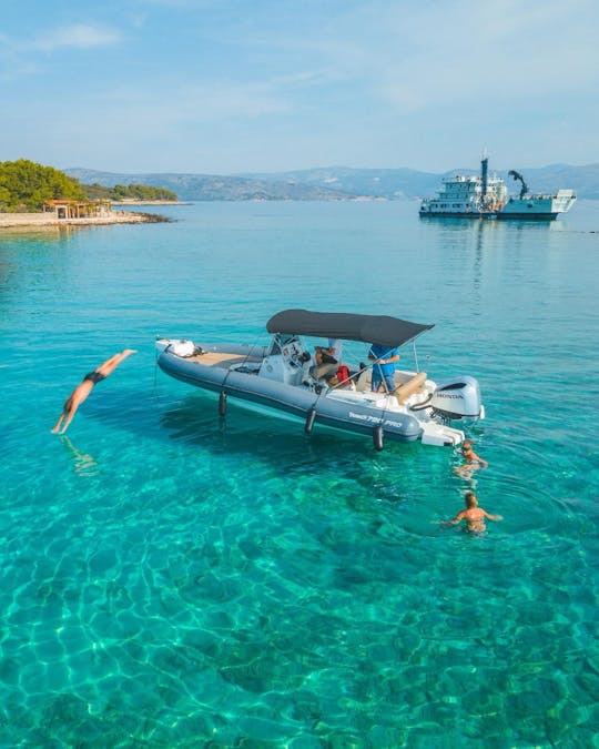 RIB for Blue Cave Group Tour From Hvar