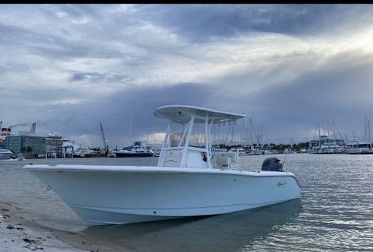 Excelente barco para pesca, família e banco de areia. Sea Hunt Triton 2020 22,5 pés