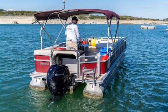 Pontão de festa para 12 pessoas no Lago Travis! Temos uma frota! (Novas tarifas mais baixas de 2024!)