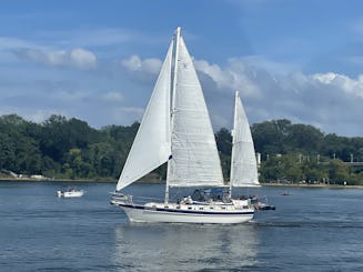 Naviguez sur la mer à bord de la Pintita