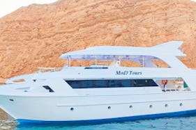 YACHT Daily Rent in SHARM EL SHEIKH with Seafood, drinks, Staff &FREE Transfer  