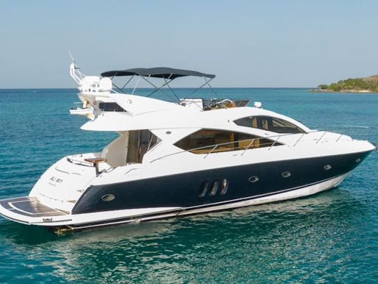 APROVEITE CARTAGENA em um iate de luxo SUNSEEKER de 64 pés!