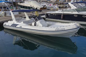 Rent an Alson 750 RIB for 8 People in Portofino, Italy
