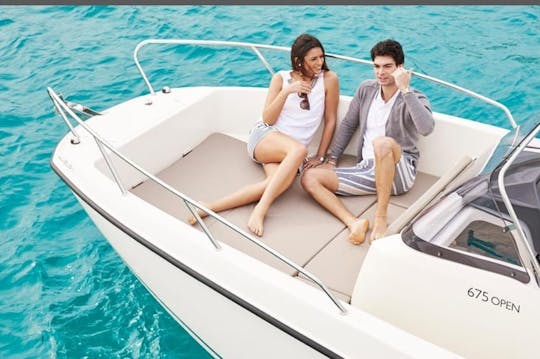 Explore the Zadar Archipelago with the Quicksilver Active 675 Open Boat!