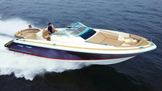Welcome Aboard Our Beautiful 38' Chris Craft Launch OPA BIER!