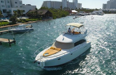 Meridian 41ft Luxury Yacht Charter in Isla Mujeres