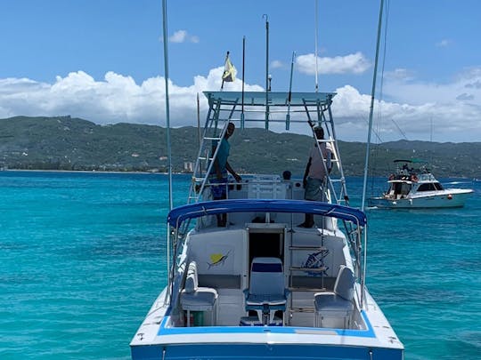Carta de pesca Chris Craft de 32 pés