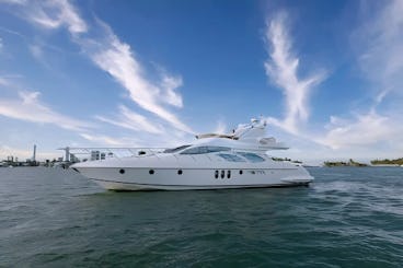 Set sail on Flybridge 65 from Miami Beach Marina for the ultimate yacht party! 