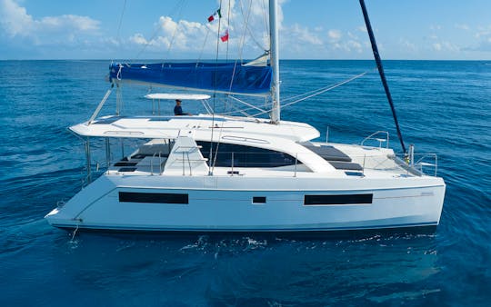 40 FT Leopard Catamaran Tulum and Riviera Maya All Inclusive