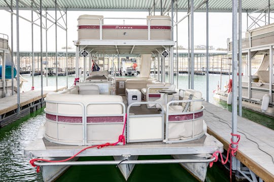 Double Decker Pontoon Party Boat on Lake Travis